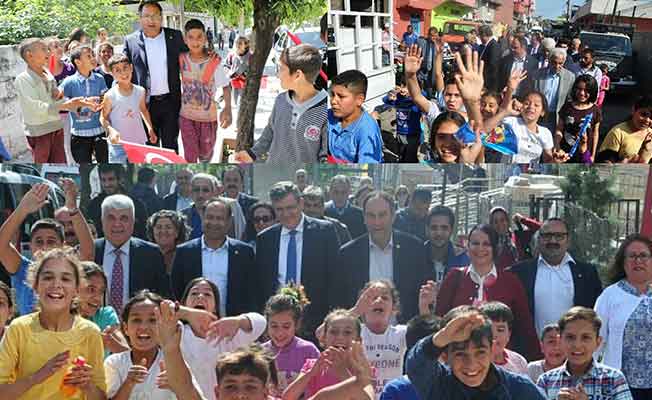 CHP'li Purçu'dan Roman mahallelerinde renkli çalışma