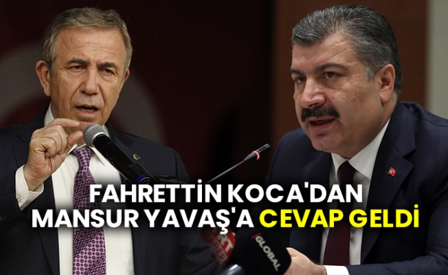 Fahrettin Koca'dan Mansur Yavaş'a teşekkür