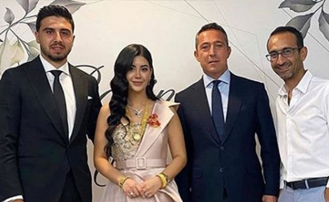 Derbiden çıkıp nişanı taktı
