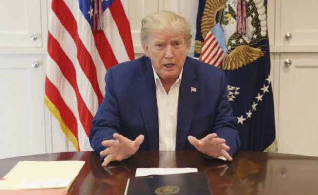 Trump hastaneden mesaj yolladı