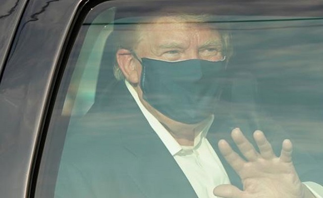 Korona bile durduramadı: Trump hastaneden çıkıp...