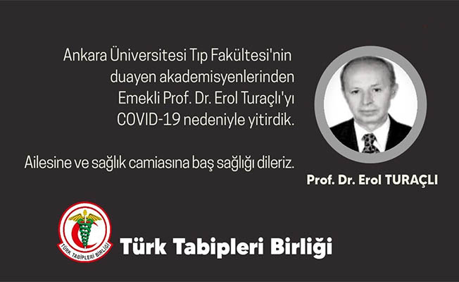 Emekli Akademisyen Erol Turaçlı hayatını kaybetti