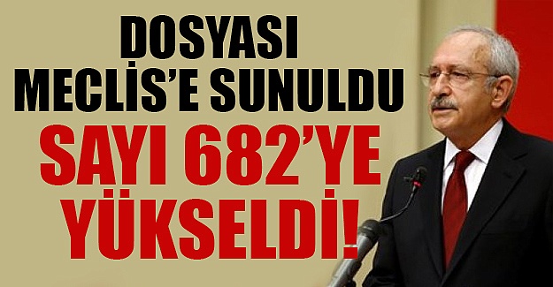 Kılıçdaroğlu'nun dosyası'da Meclis'e sunuldu