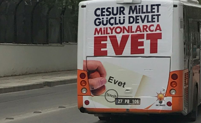 Kamu araçları 'Evet'e çalışıyor