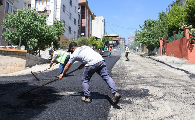 Kartal'da 65 bin ton asfalt serimi yapılacak