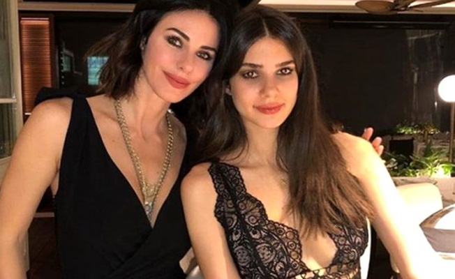 Defne Samyeli, damadıyla aynı karede buluştu