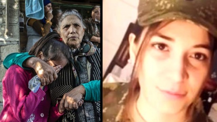 Azerbaycan'ın ilk kadın şehidi...