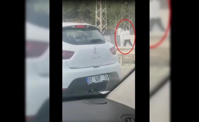 Damattan geline yol kenarında şiddet...