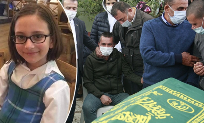 Depremde hayatını kaybeden 10 yaşındaki Elif, gözyaşları ile toprağa verildi