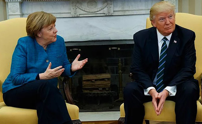 Merkel'den Trump'a ağır gönderme