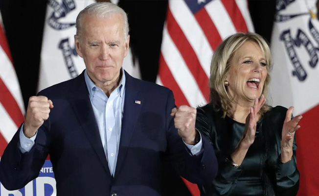 ABD'de nefes kesen yarış: Biden balkon konuşması yaptı