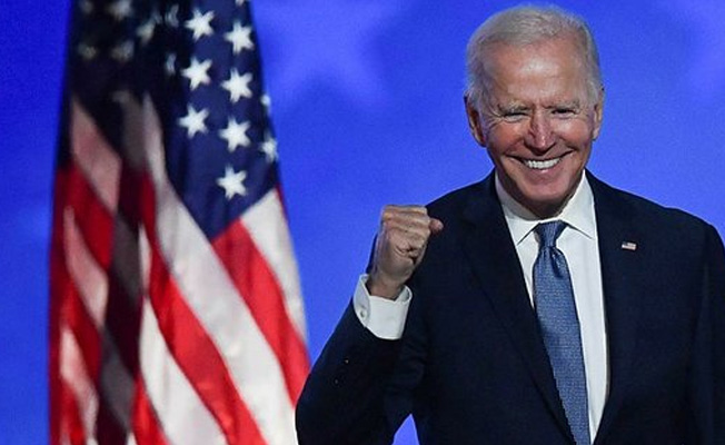 Seçim devam ederken Joe Biden ABD tarihinde bir ilke imza attı