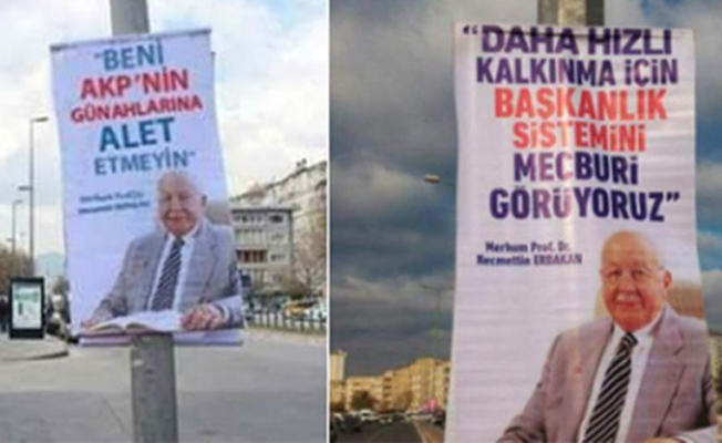 Erbakan'dan mesaj var: Beni AKP'nin günahlarına alet etmeyin
