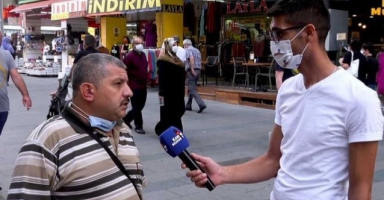 Sokak röportajında AKP'yi eleştiren Demirbaş tutuklandı