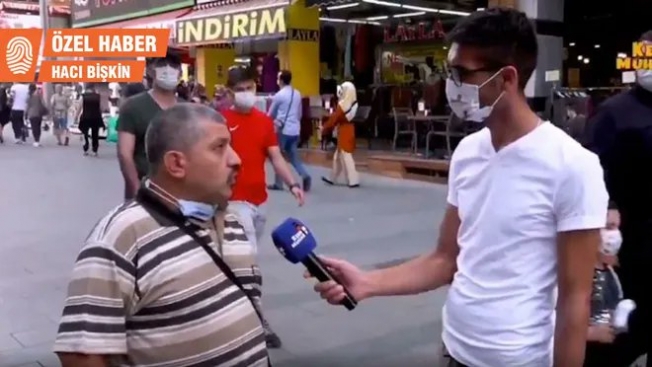 Sokak röportajı yaptı, tutuklandı