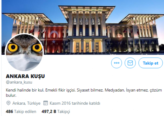 'Ankara kuşu' beraat etti
