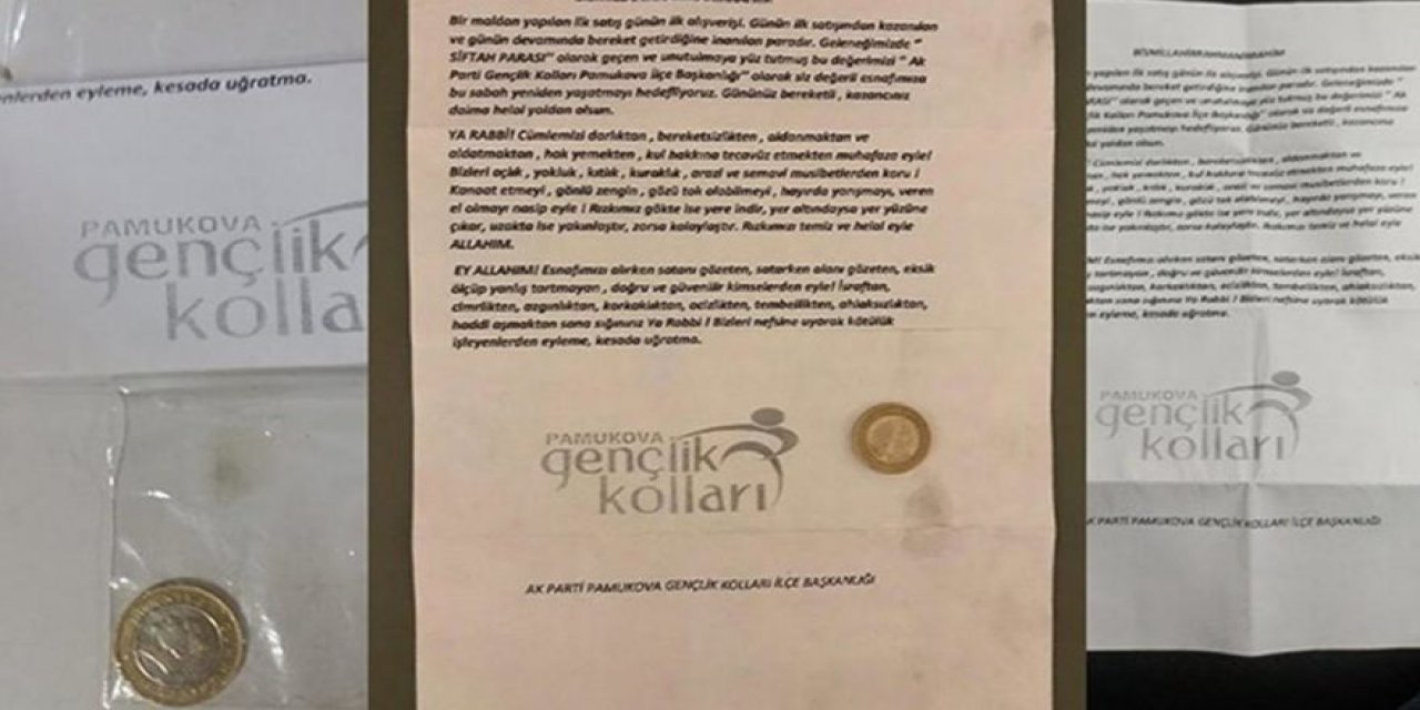 AKP, esnafa ‘’siftah parası’’ olarak 1 TL dağıttı! CHP'den sert tepki geldi