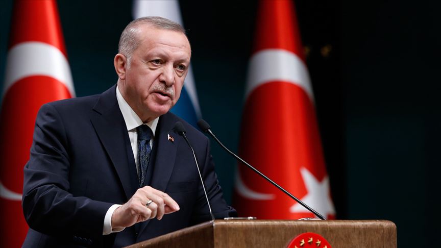 Erdoğan'dan 'Vaniköy Camii' mesajı