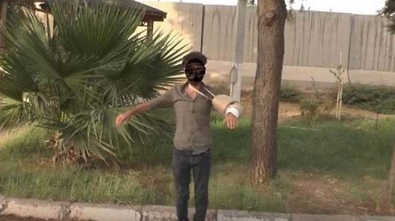 Kolundaki alçıda bomba taşımış