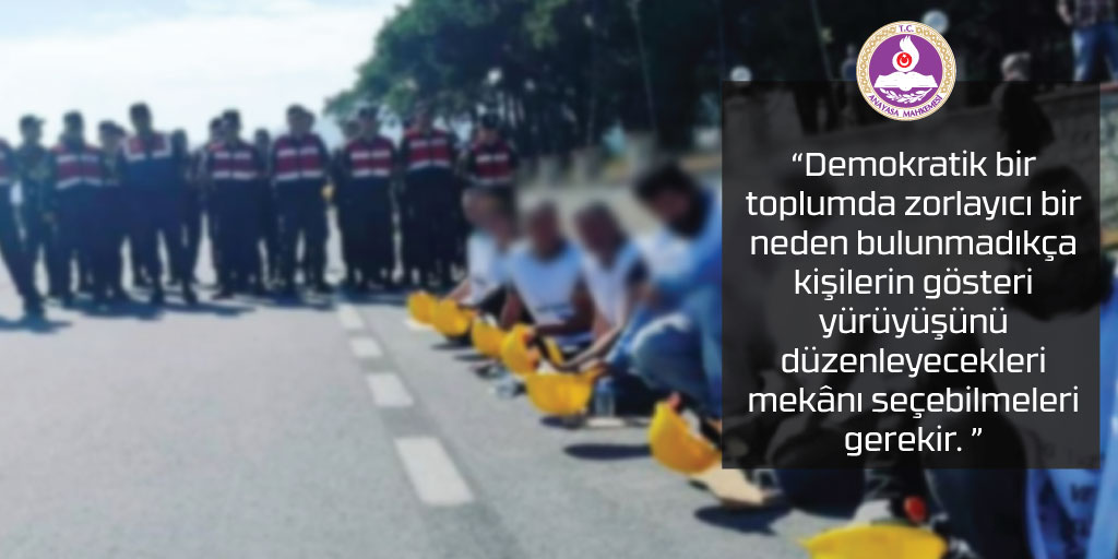 Anayasa Mahkemesi'nden anlamlı paylaşım