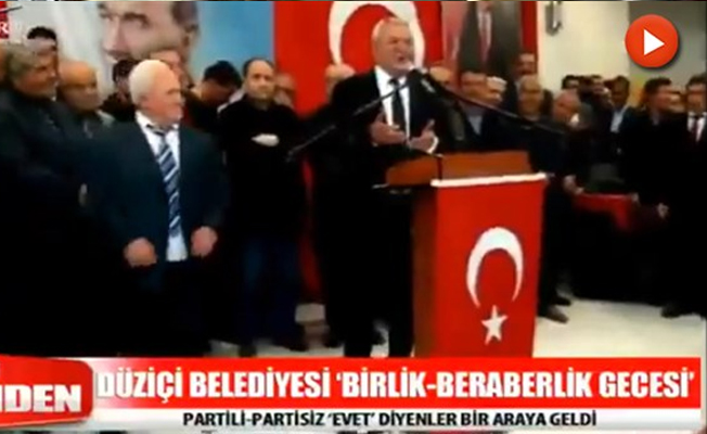 AKP’li başkandan hakaret: ‘Hayır’ diyen şerefsizdir