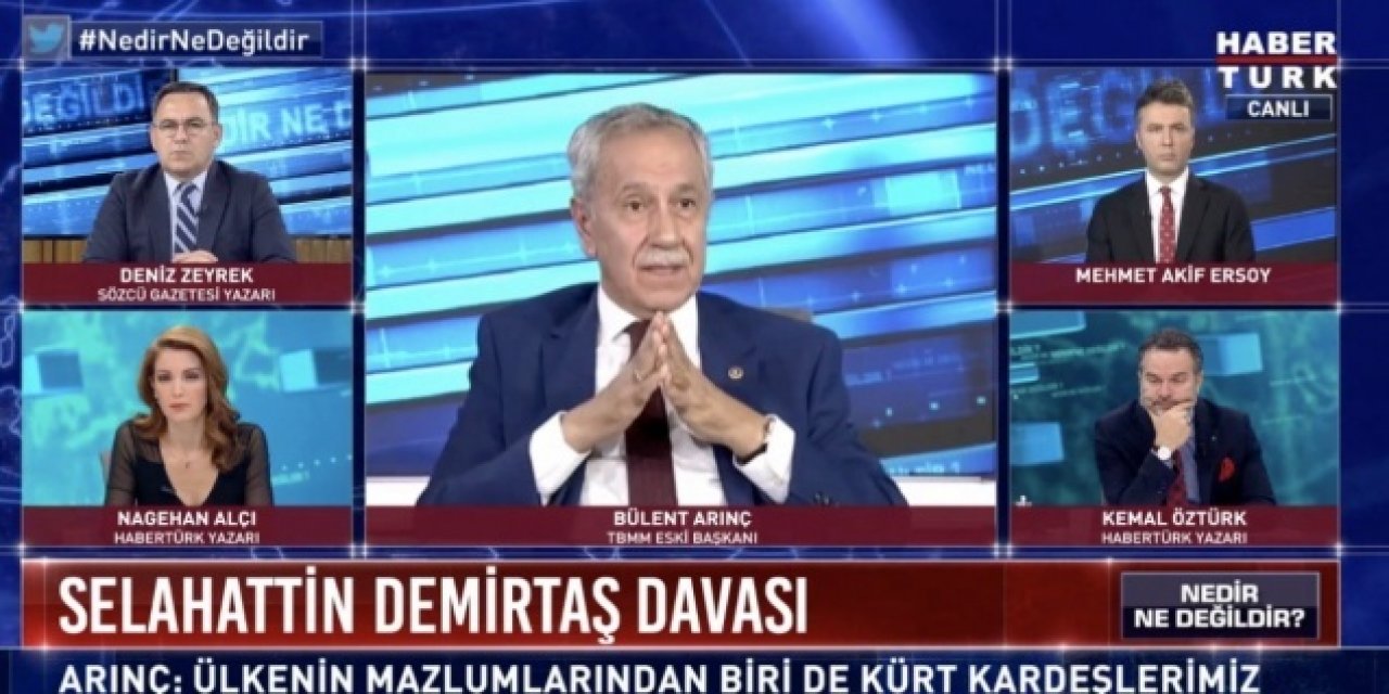Bülent Arınç'tan şaşırtıcı Osman Kavala ve Selahattin Demirtaş açıklaması