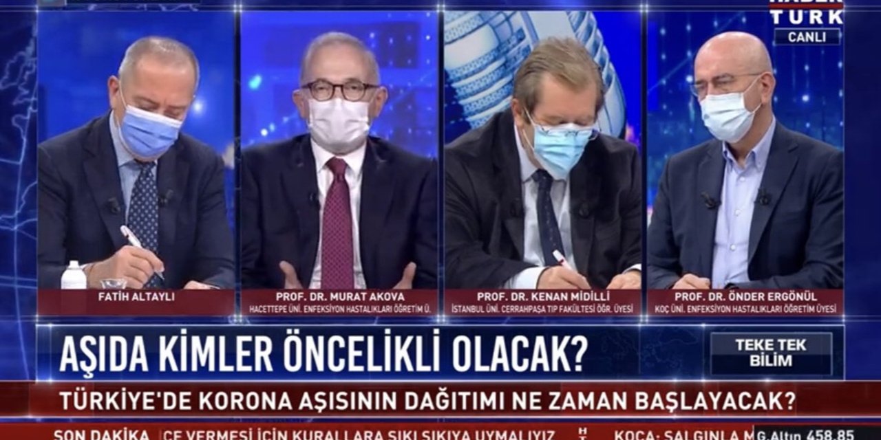 Fahrettin Koca, Fatih Altaylı'ya teşekkür etti