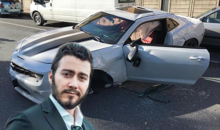 Enes Batur trafik kazası geçirdi
