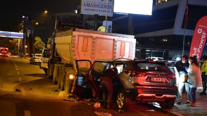 Korkunç kazada bir polis şehit oldu