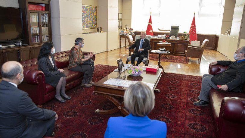Kılıçdaroğlu, Türk Tabipler Birliği Heyeti ile buluştu