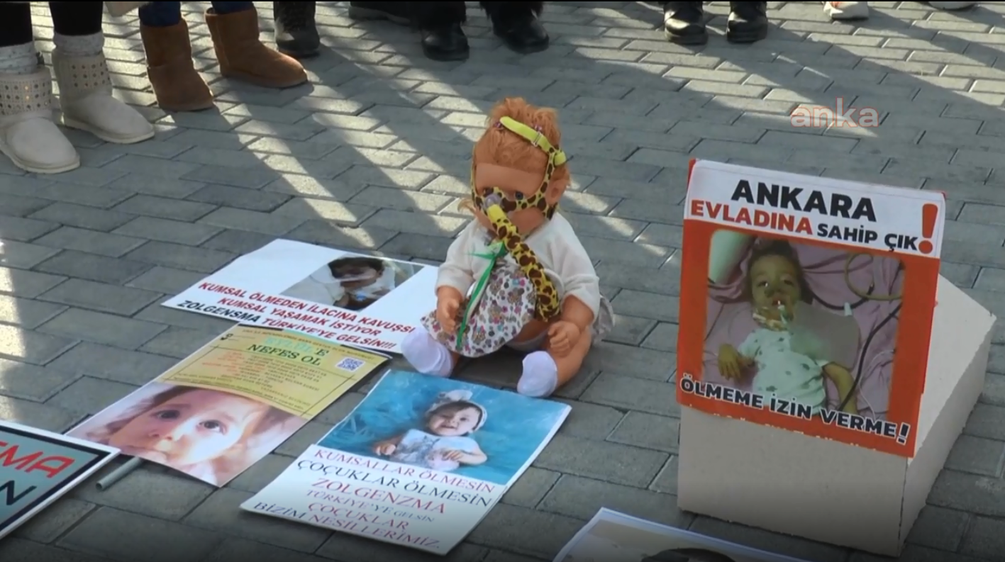 Polisten SMA hastalarının yakınlarına: Demagoji yapmayın