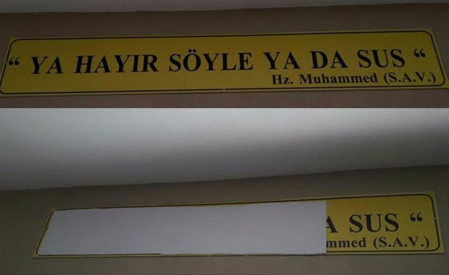 'Hayır'lı hadisin üstü kapatıldı