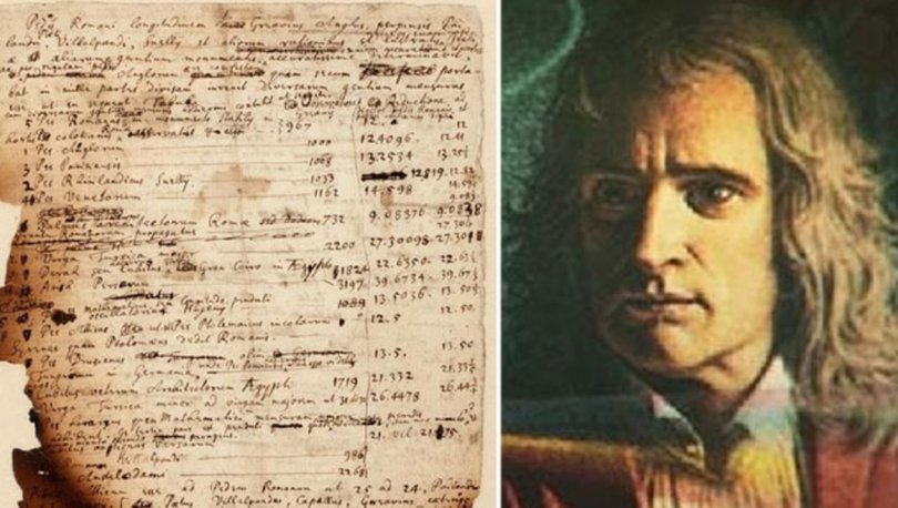 Belgeleri satışta: Newton kıyamet tarihini hesaplamış!