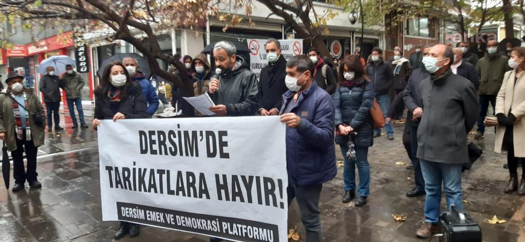 Tunceli Halkından tarikat ve cemaatlere tepki: Huzursuzluk tahammül edilemeyecek boyutlara ulaşmıştır