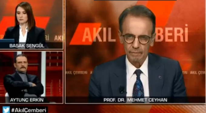 Prof. Dr. Ceyhan canlı yayında rahatsızlandı