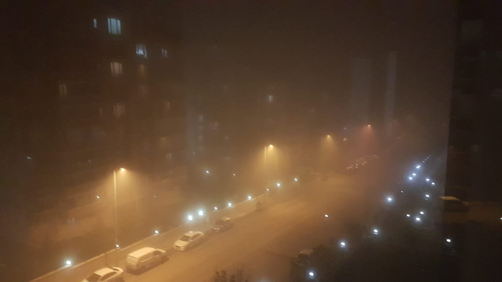 Ankara'da sis etkili olmaya başladı