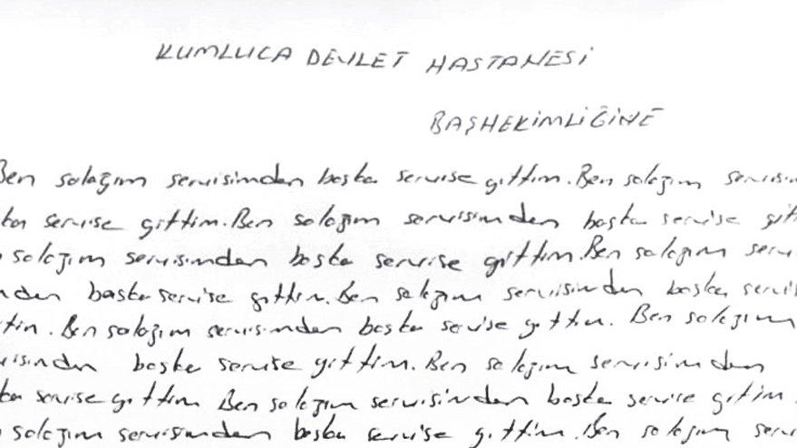 Hemşireye "ben salağım" yazdıran başhekime soruşturma