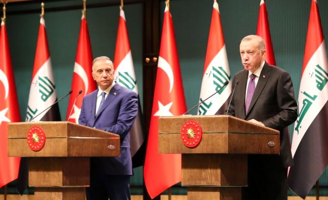 AKP'li Cumhurbaşkanı Erdoğan ve Irak Başbakanı Kazimi'den şok açıklamalar