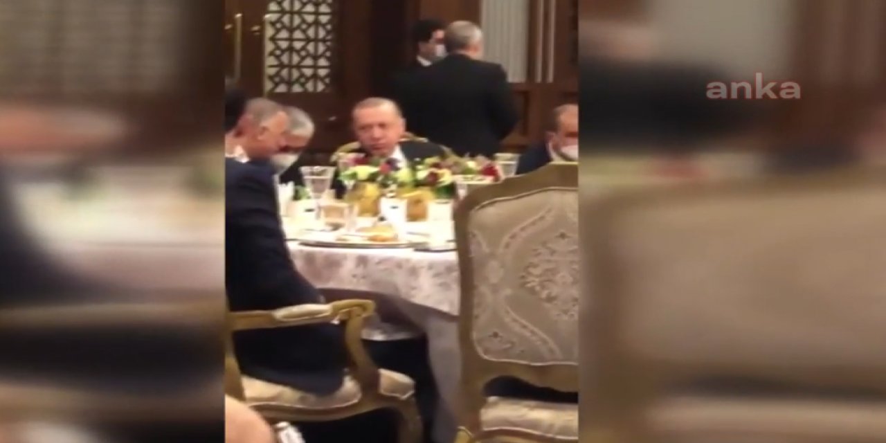 Irak Başbakanı'na Saray'da kurulan sofranın görüntüleri yayınlandı!