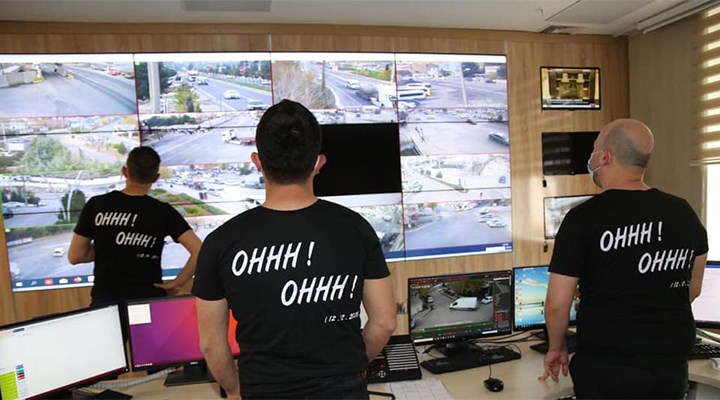 Mardin'deki polislerden 'ohh ohh' göndermesi