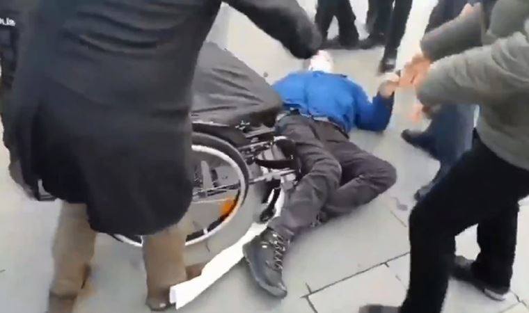 Polis müdahalesi HDP'li Piroğlu'nu tekerlekli sandalyesinden düşürdü
