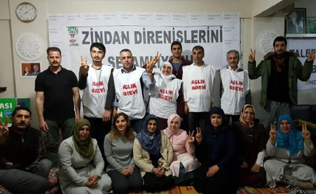 HDP Dilovası İlçe Başkanlığı'nda açlık grevi