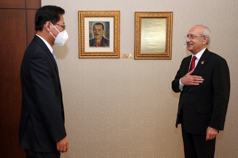 Çin’in Türkiye Büyükelçisi, Kılıçdaroğlu'nu ziyaret etti