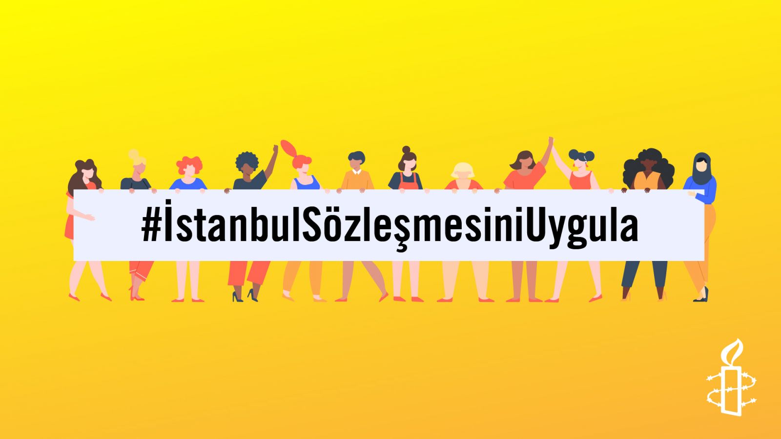 Uluslararası Af Örgütü, İstanbul Sözleşmesi için kampanya başlattı