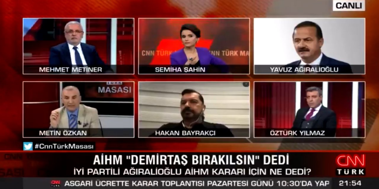 CNN Türk canlı yayını karıştı: Sinirlendi yayını terk etti!