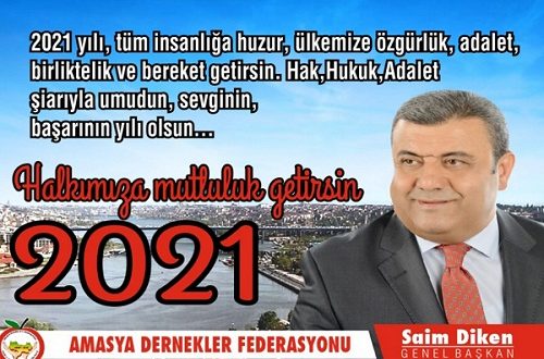 Saim DİKEN’den Yeni Yıl Mesajı