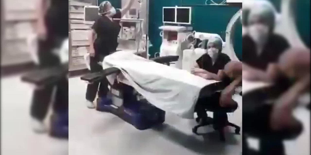Ankara Üniversitesi ameliyathane çalışanlarından yeni yıl mesajı