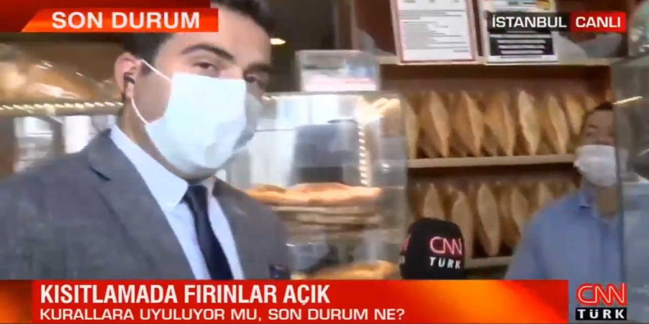 CNN Türk muhabirinden özür geldi! Fırıncı zamlardan konuşunca yayını kesmişti