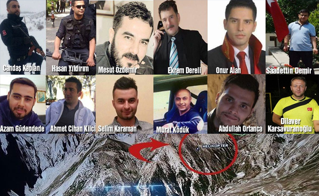 Şehitlerimizin cenazeleri enkaz bölgesinden alındı