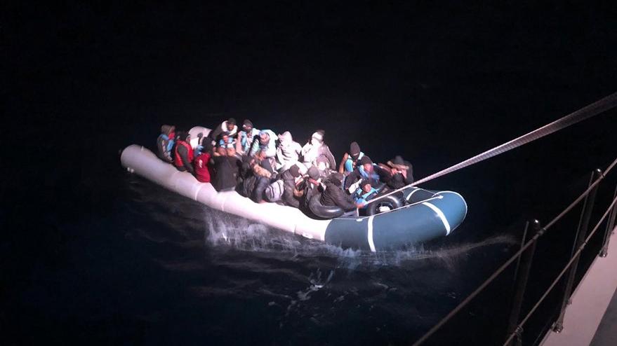 Muğla’da 53 kaçak göçmen kurtarıldı